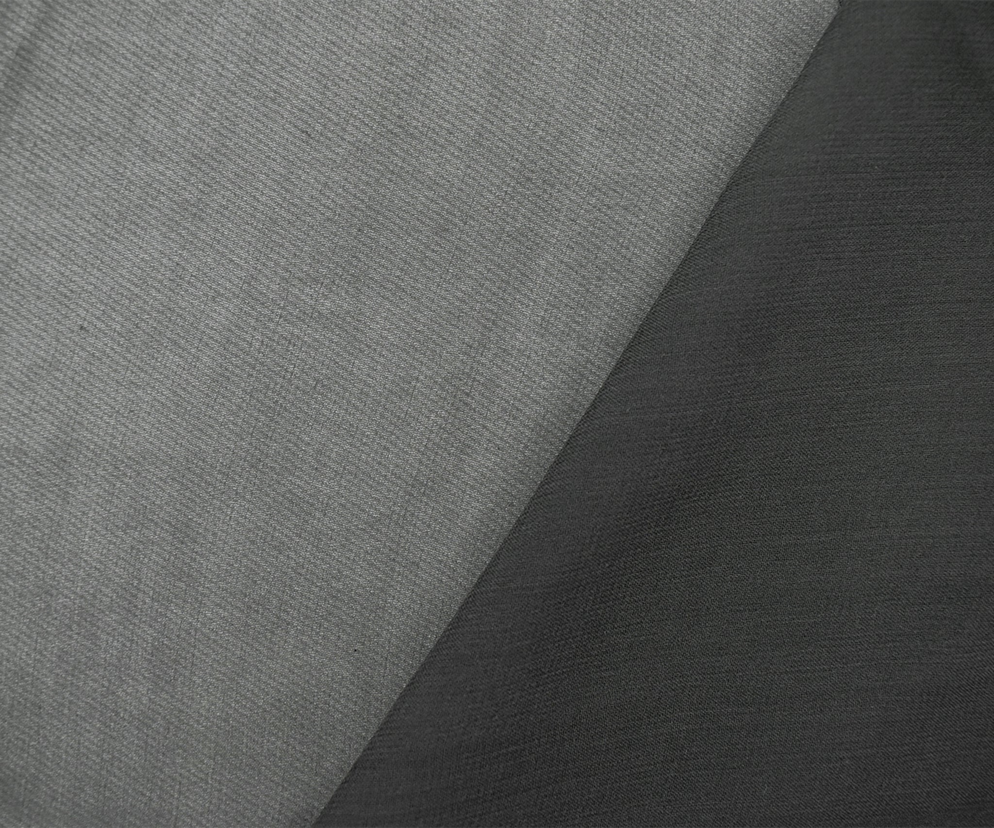 Gray Silk Chiffon Woven Fabric - Image 2