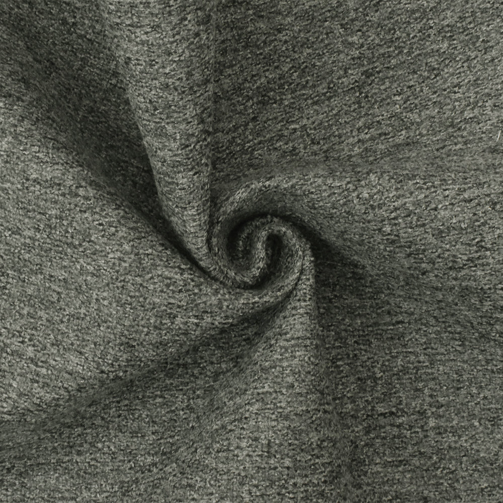Gray Texture Poly Blend Woven Home Decorating Fabric