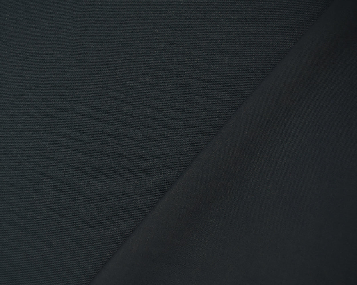 Gray Tropical Wool Poly Solid Woven Suiting Fabric - Image 2