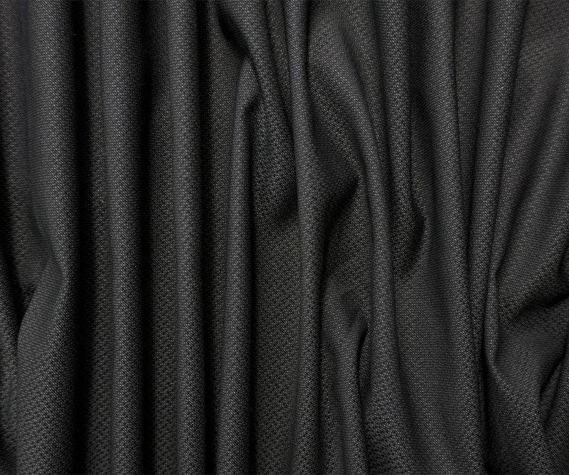 Gray Wool Poly Texture Dobby Woven Shirting Fabric - Image 3