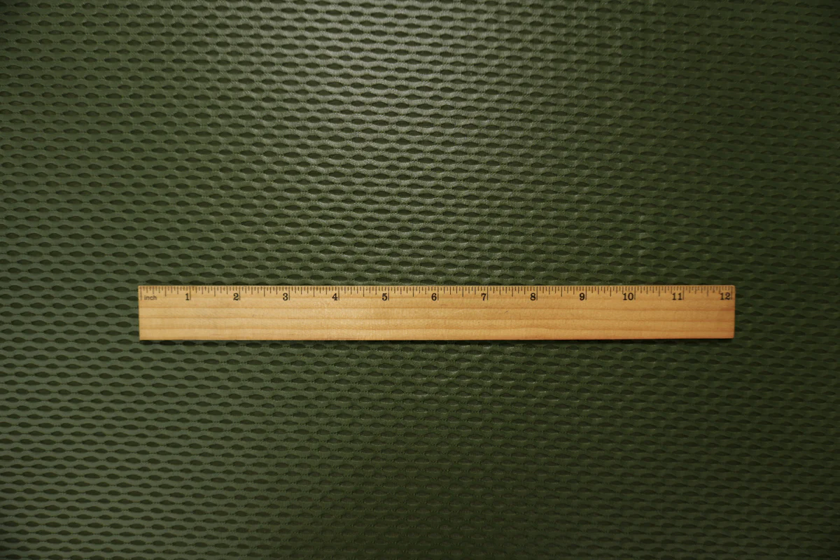 Green Famous Maker Nylon Spandex 3D Mesh Knit Yoga Fabric - Image 4