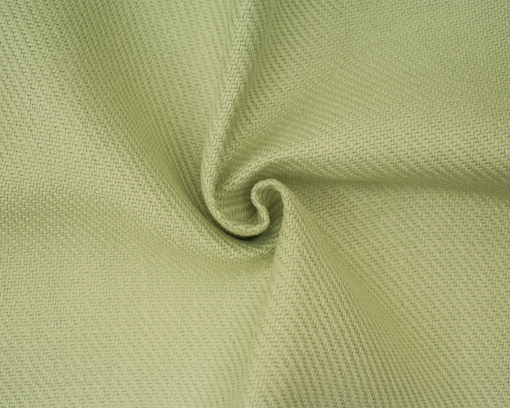 Green Moygashel Twill Irish Linen Solid Woven Home Decorating Fabric - Image 3