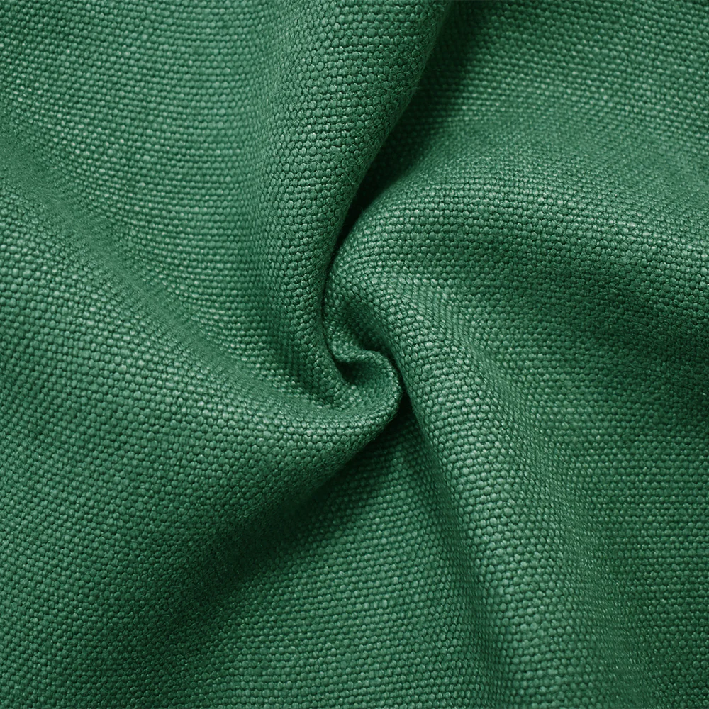Green Moygashel Washed Irish Linen Solid Home Decorating Woven Fabric