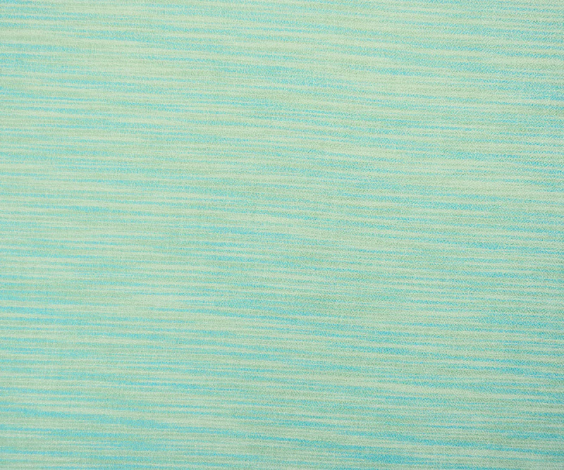 Green-Teal-White Rayon Slub Printed Dobby Woven Fabric - Image 3