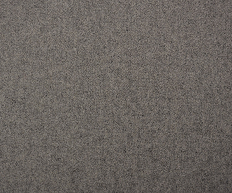 Heather Gray Wool Poly Double Brushed Woven Coating Fabric - Image 4