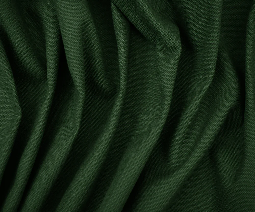 Hunter Green 8 oz. Solid Cotton Canvas Woven Fabric - Image 2