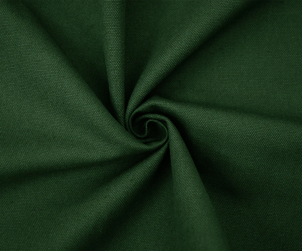 Hunter Green 8 oz. Solid Cotton Canvas Woven Fabric - Image 3