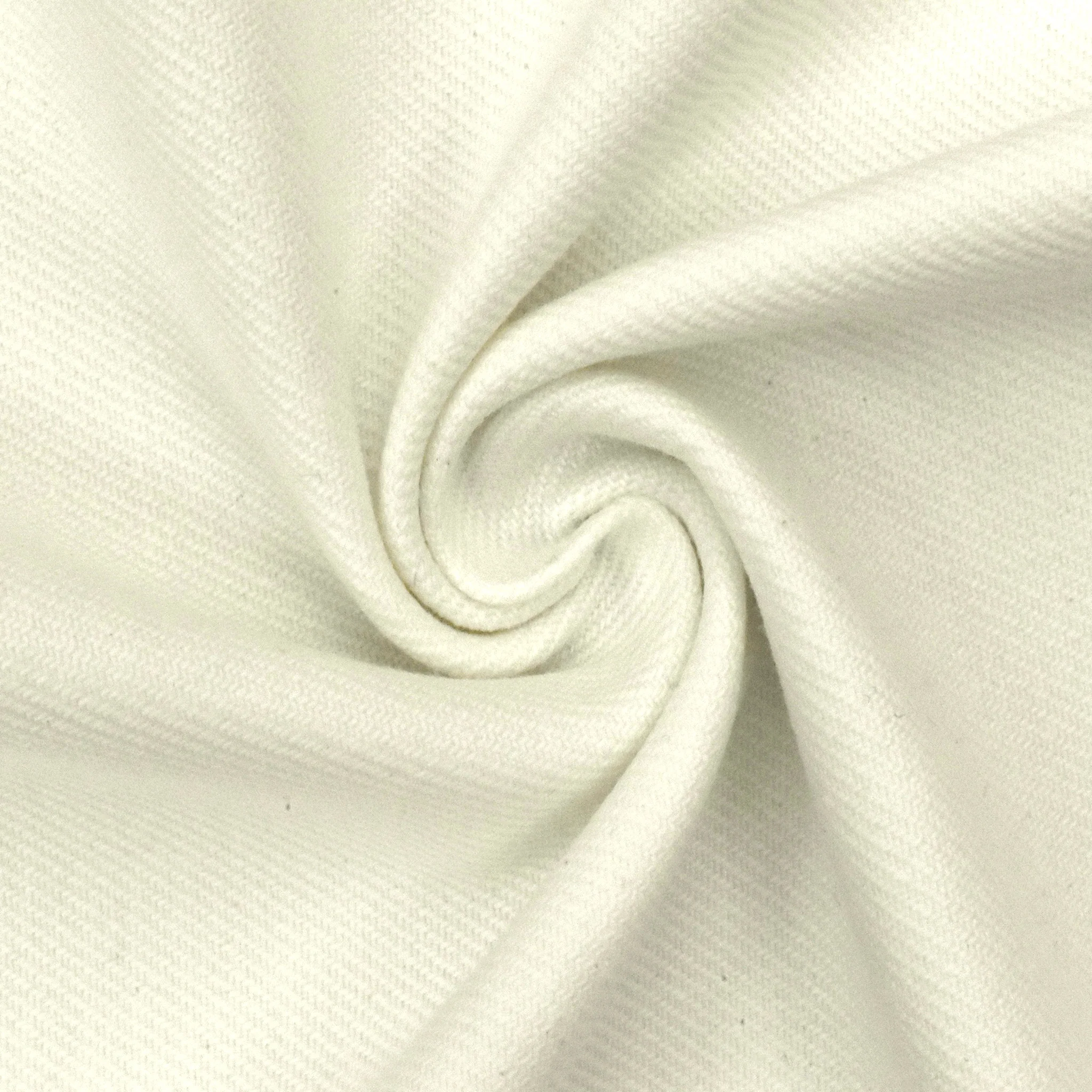 Icing Ivory Stretch Selvedge Denim Fabric - Image 2