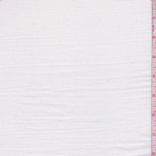 Ivory Cross Hatched Muslin Fabric
