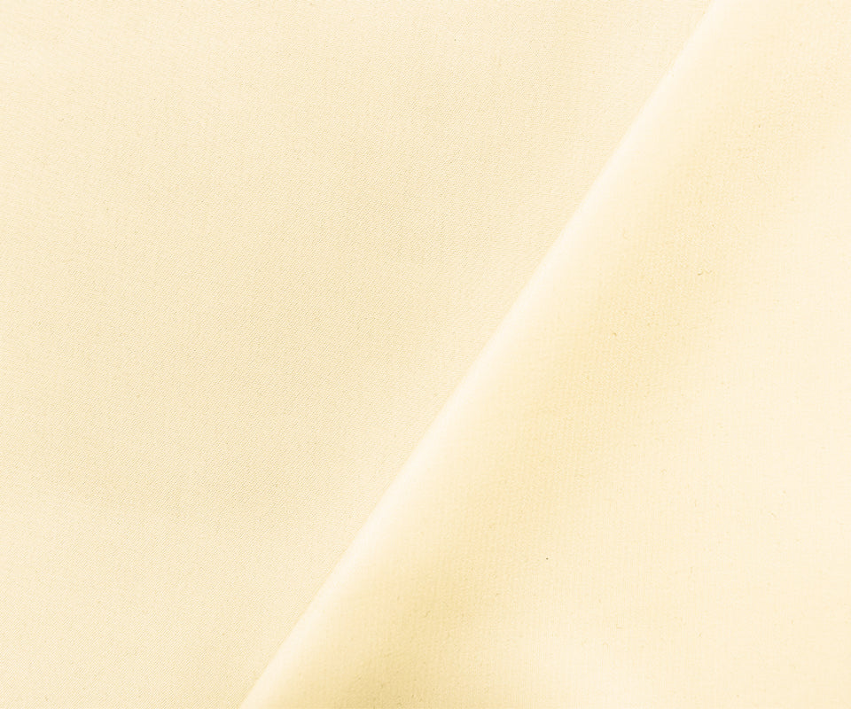 Ivory Famous Designer Silk Crepe De Chine Woven Fabric - Image 2