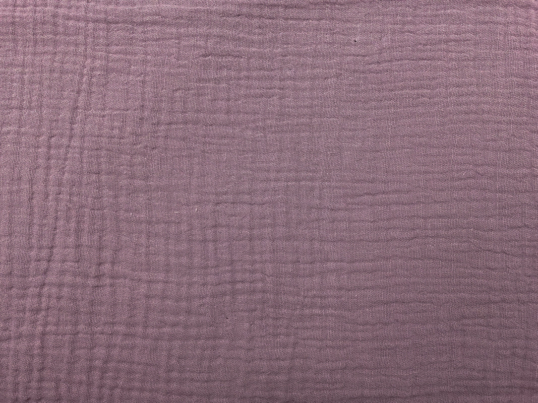 Lavender Purple Cotton Solid Double Gauze Reorderable Woven Fabric - Image 3