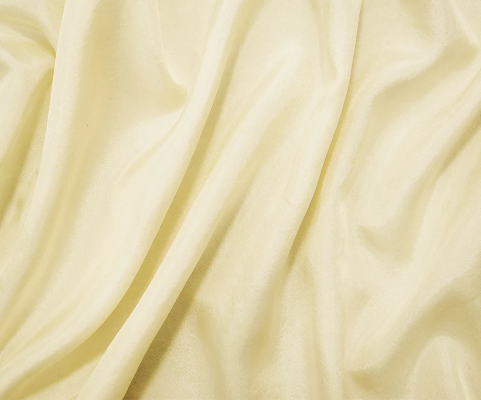 Light Beige Famous Designer Silk Charmeuse Woven Fabric - Image 3