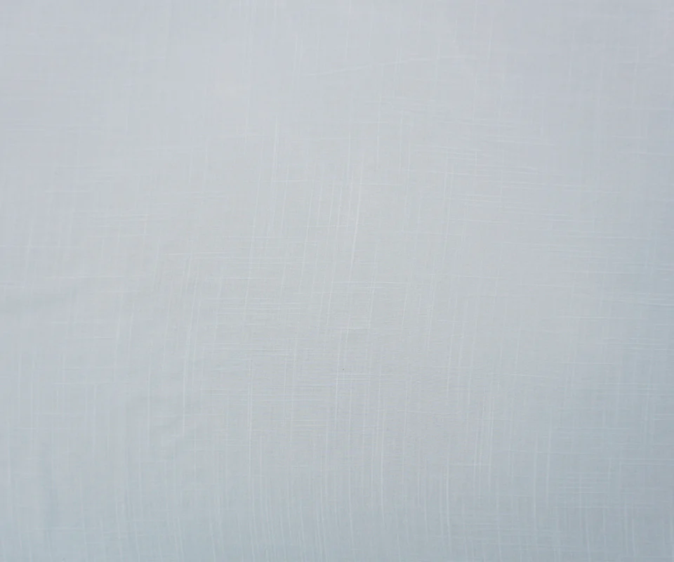 Light Blue Rayon Solid Cross Hatch Linen-Look Challis Woven Fabric - Image 4