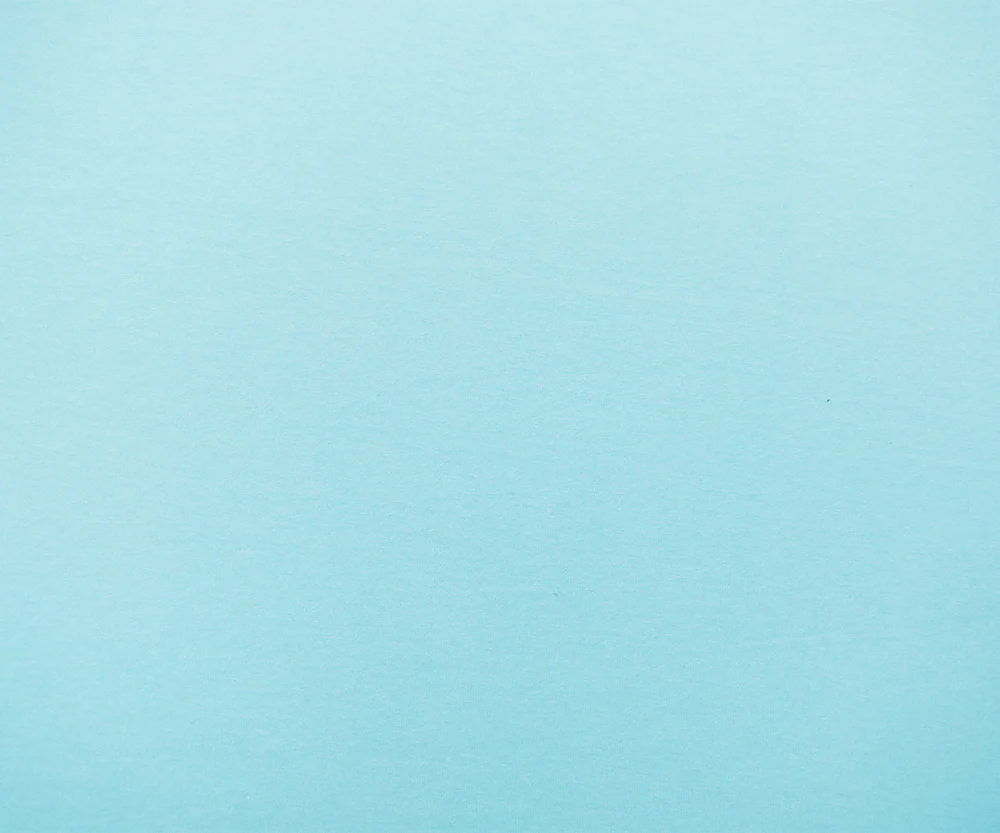 Light Blue Solid Cotton Spandex Knit Fabric - 10 oz - Reorderable - Image 2