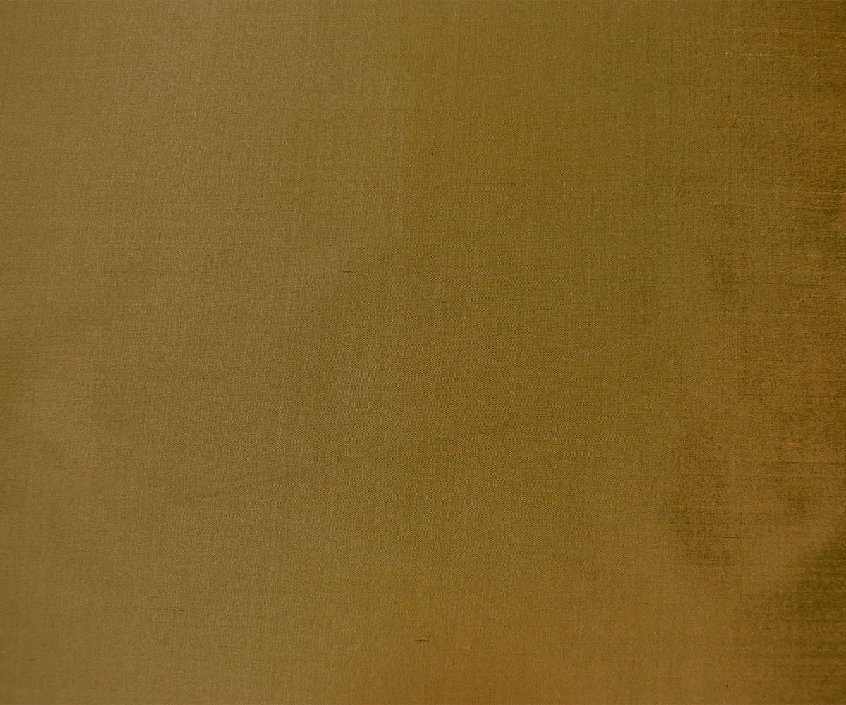 Light Brown-Green Beige Silk Iridescent Dupioni Woven Fabric - Image 4