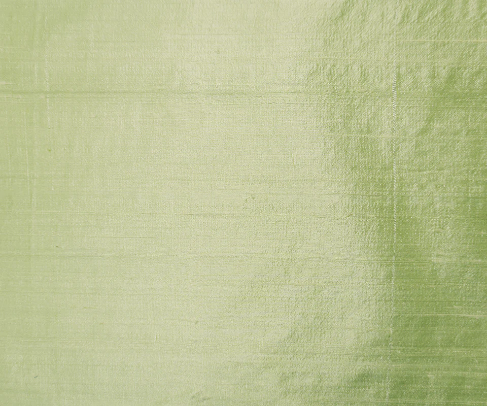 Light Green Silk Slub Iridescent Dupioni Woven Fabric - Image 4