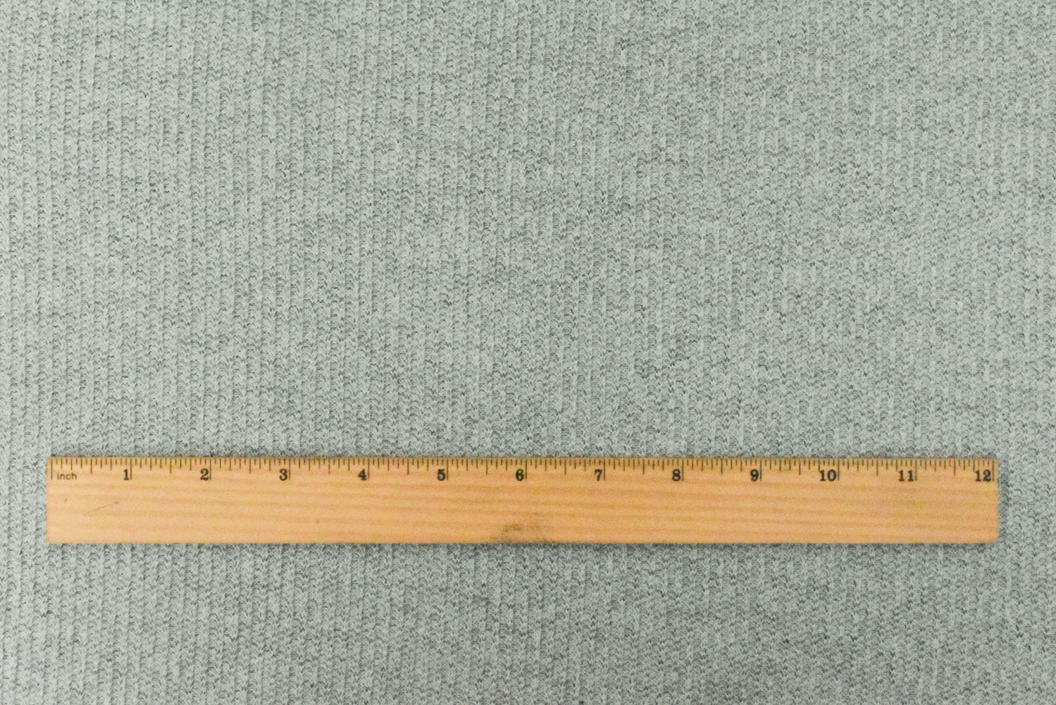Light Icy Gray-Black Texture Stretch 2X2 Rib Knit Fabric - Image 4