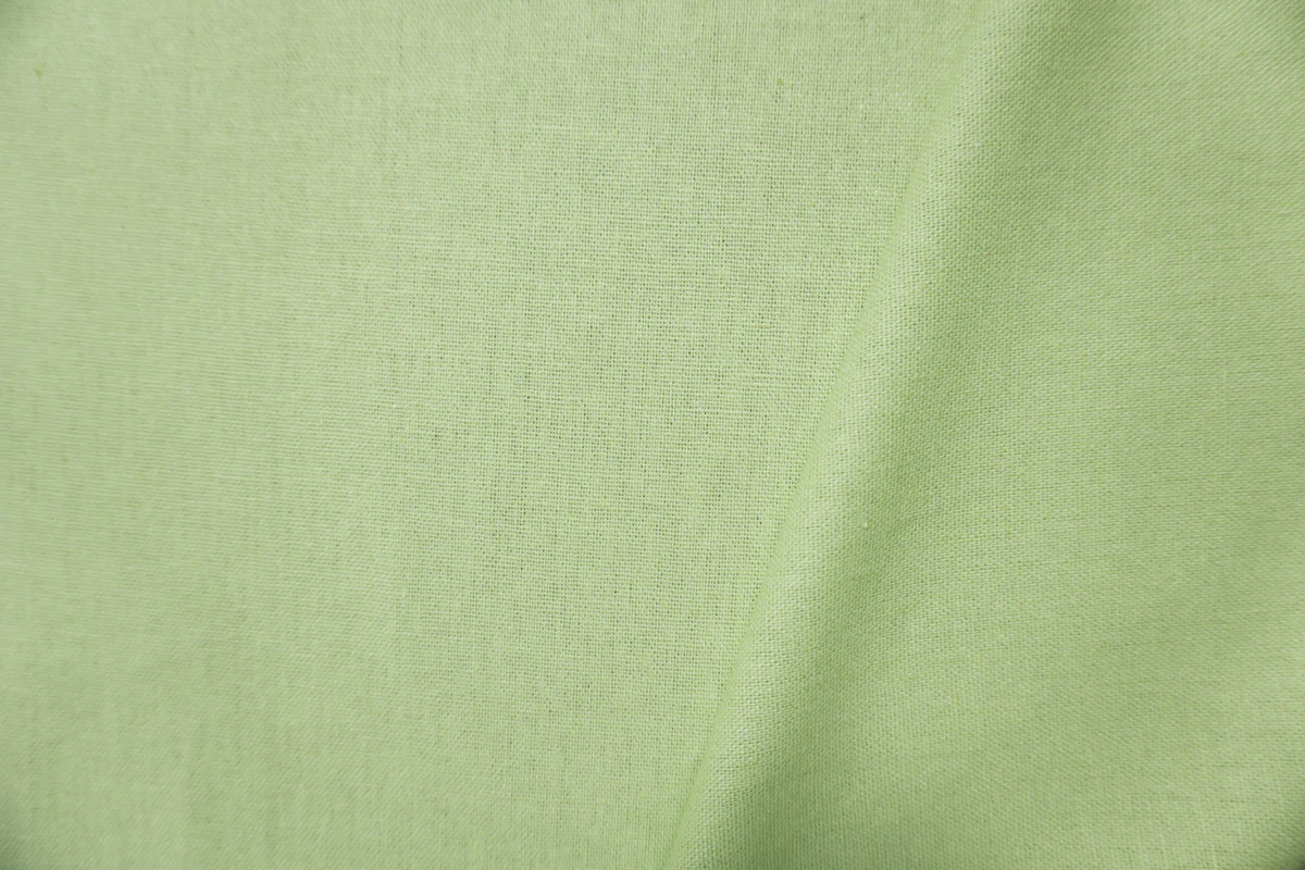 Light Lime Green Washed Rayon Linen Solid Reorderable Woven Fabric - Image 2