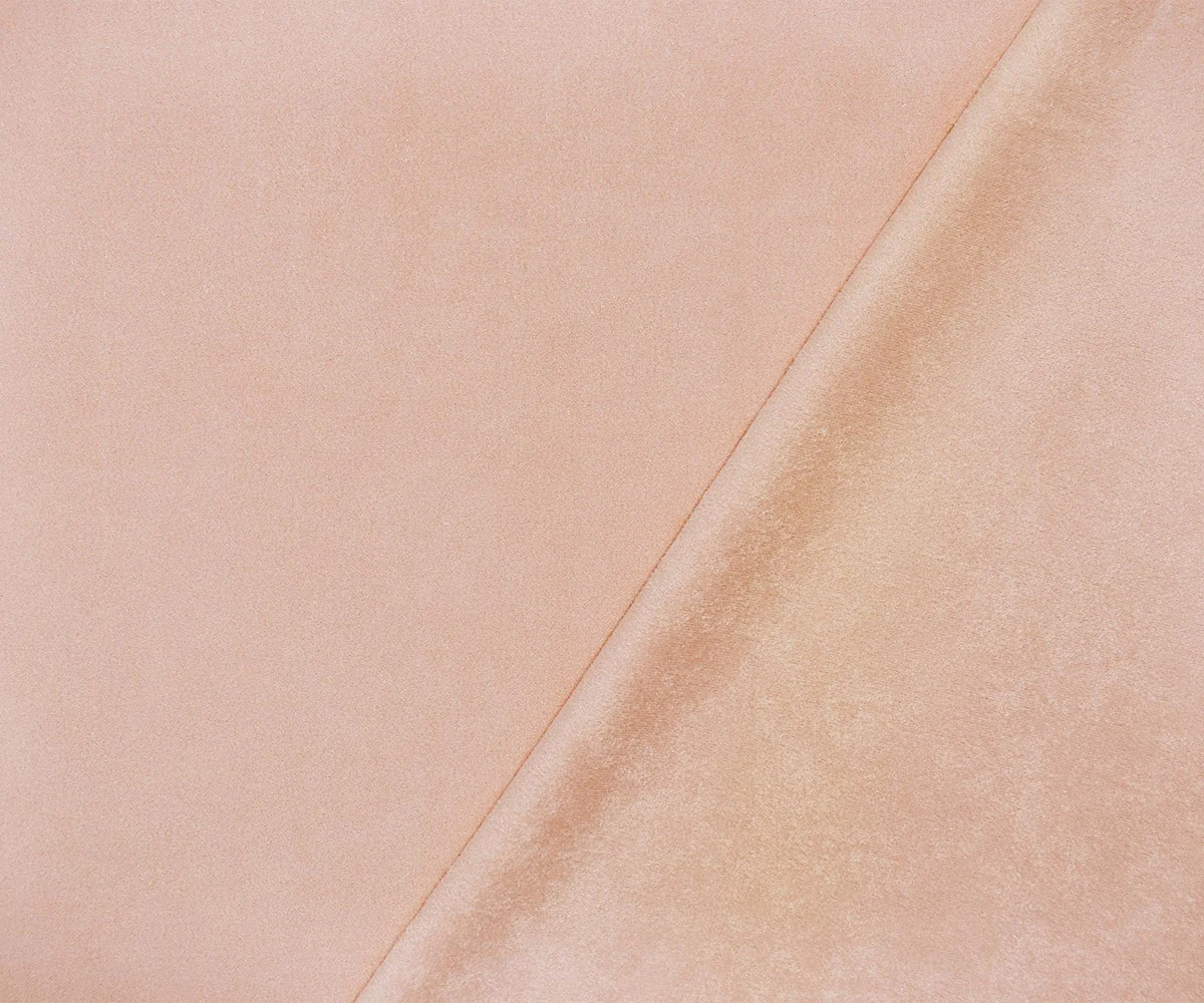 Light Pink Stretch Spandex Solid Microsuede Knit Fabric - Image 2