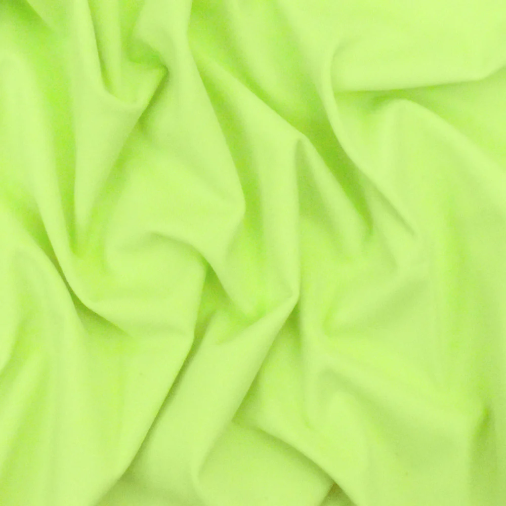 Lime Green Famous Maker Solid Stretch Tricot Swimwear Fabric - Image 3