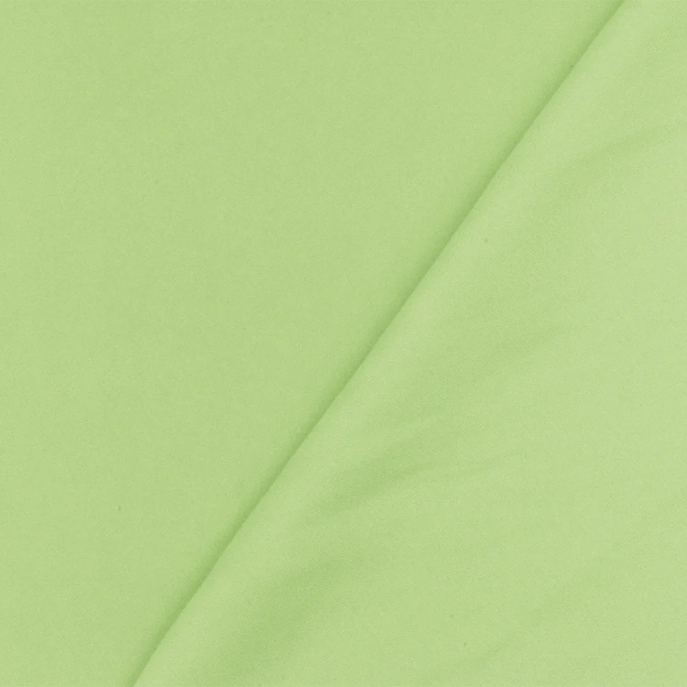 Matcha Latte Green Famous Designer Poly Charmeuse Woven Fabric - Image 3