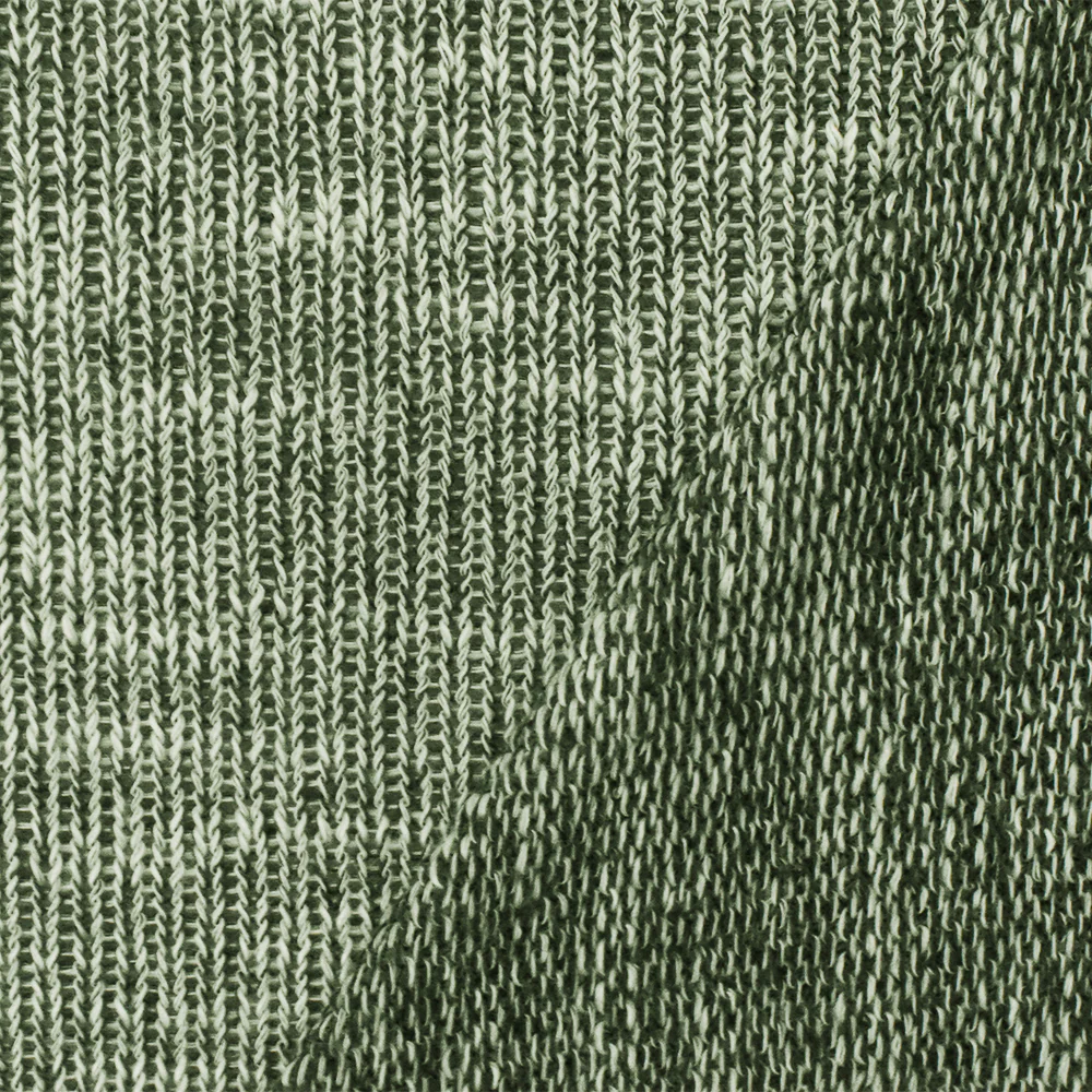 Mint Green-Black Texture Stretch Poly Spandex Jersey Knit Fabric - Image 2