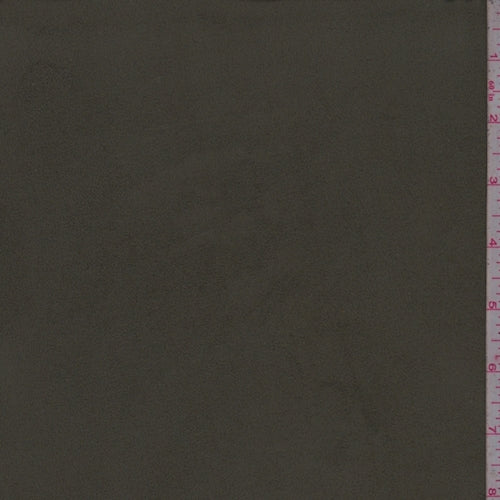Moss Green Microsuede Knit Fabric