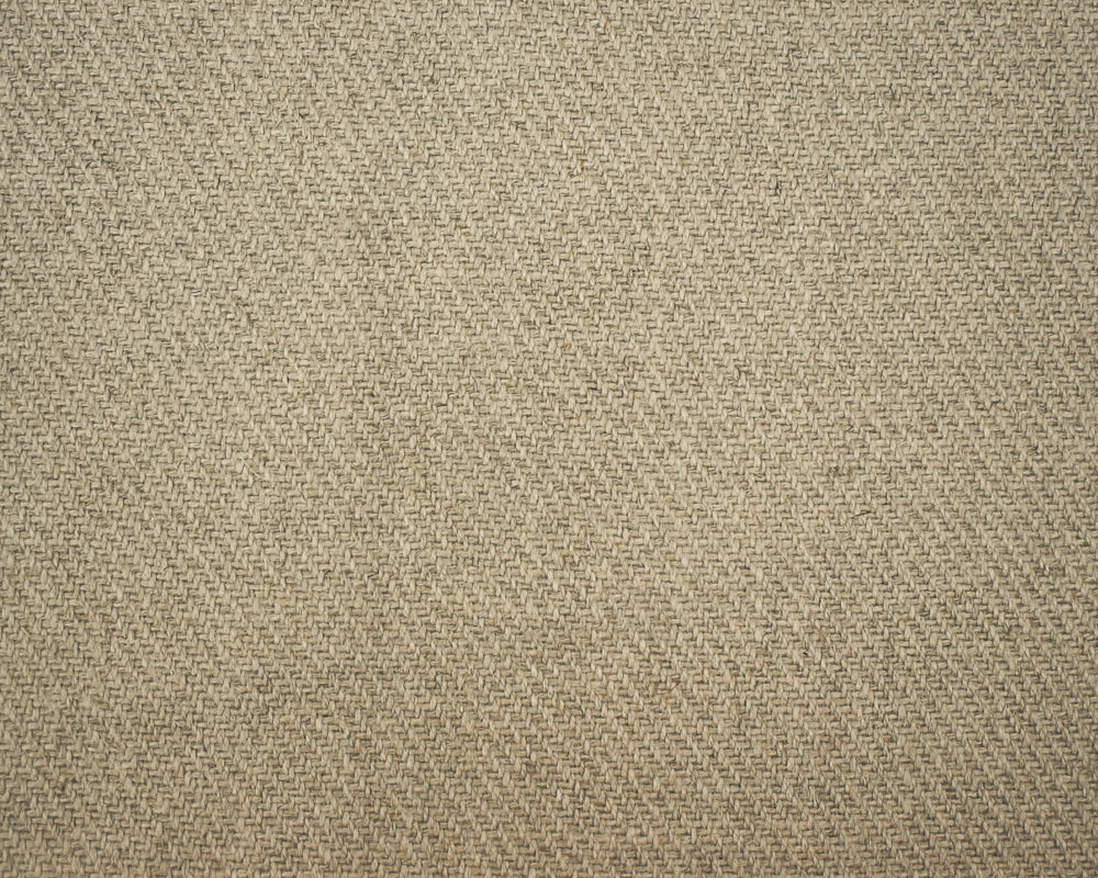 Natural Brown Moygashel Twill Irish Linen Solid Woven Home Decorating Fabric - Image 4