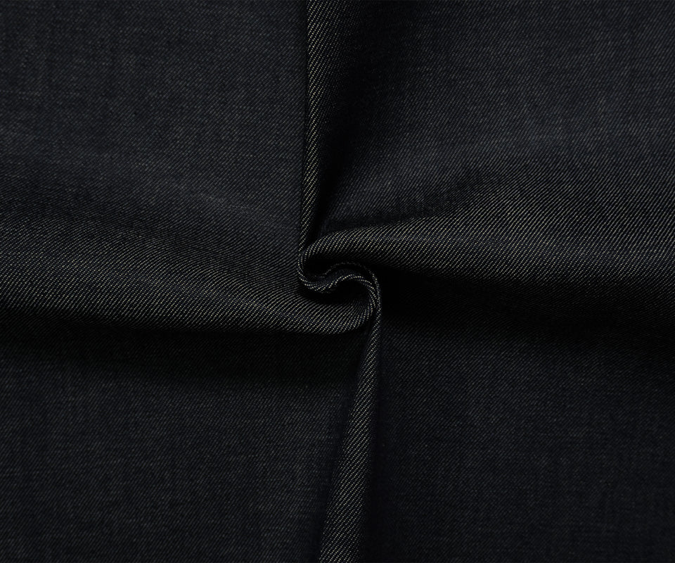 Navy 11 oz. Famous Denim Co. Cotton Blend Stretch Denim Twill Fabric