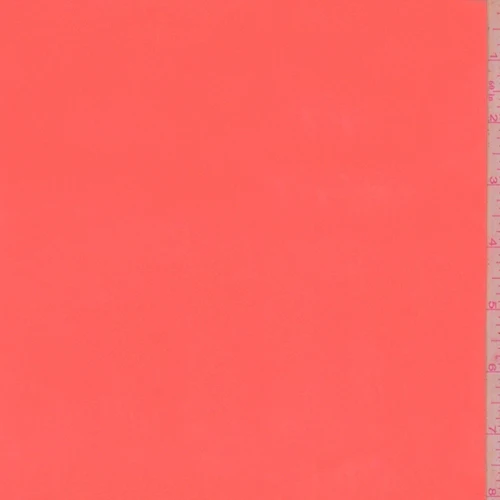Neon Orange Nylon Rainwear Fabric
