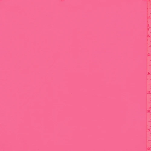 Neon Pink Double Brushed Jersey Knit Fabric