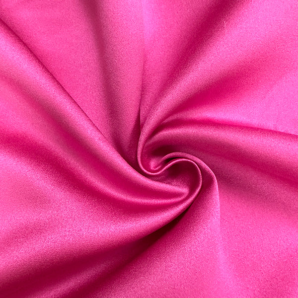 Neon Pink Marquis Satin Fabric