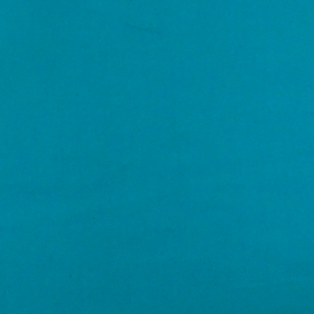 New Turquoise Solid Stretch Cotton Poplin Woven Fabric - Image 2