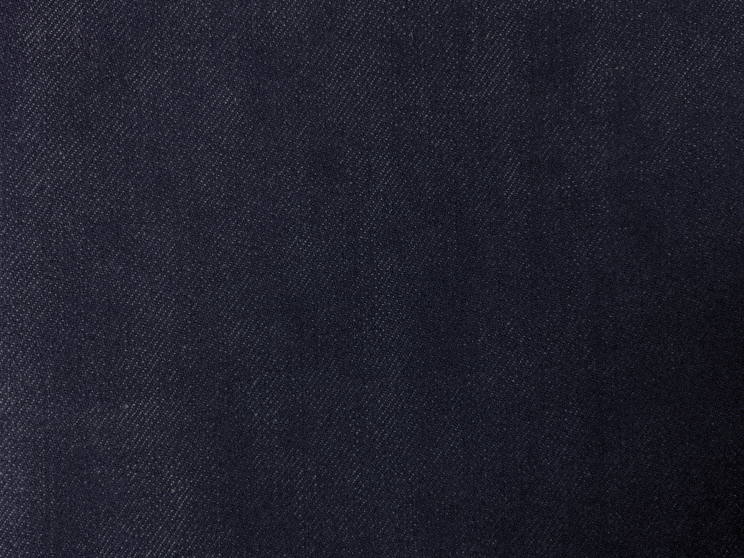 Night Navy Blue 12 oz. Cotton Japanese Selvedge Denim Fabric - Image 2