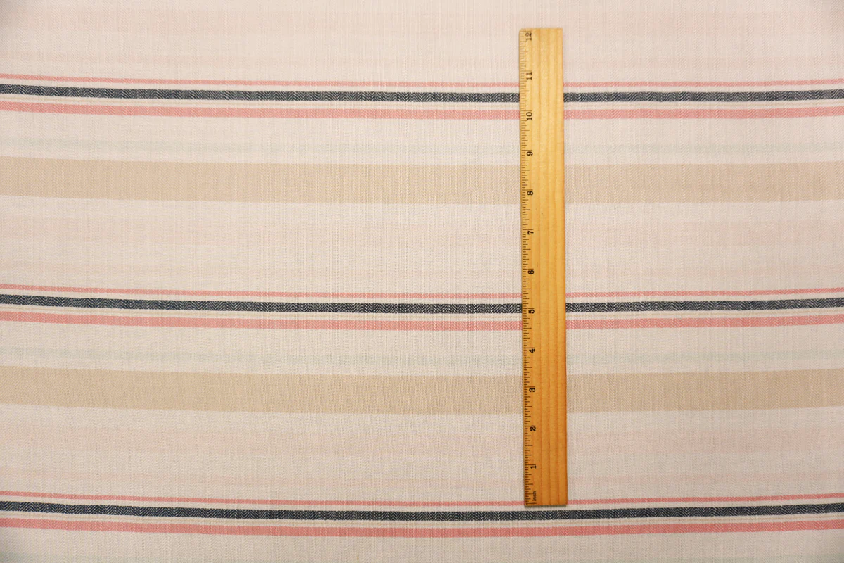 Off-White Famous Maker Poly Cotton Stripe Dobby Woven Fabric - Image 5
