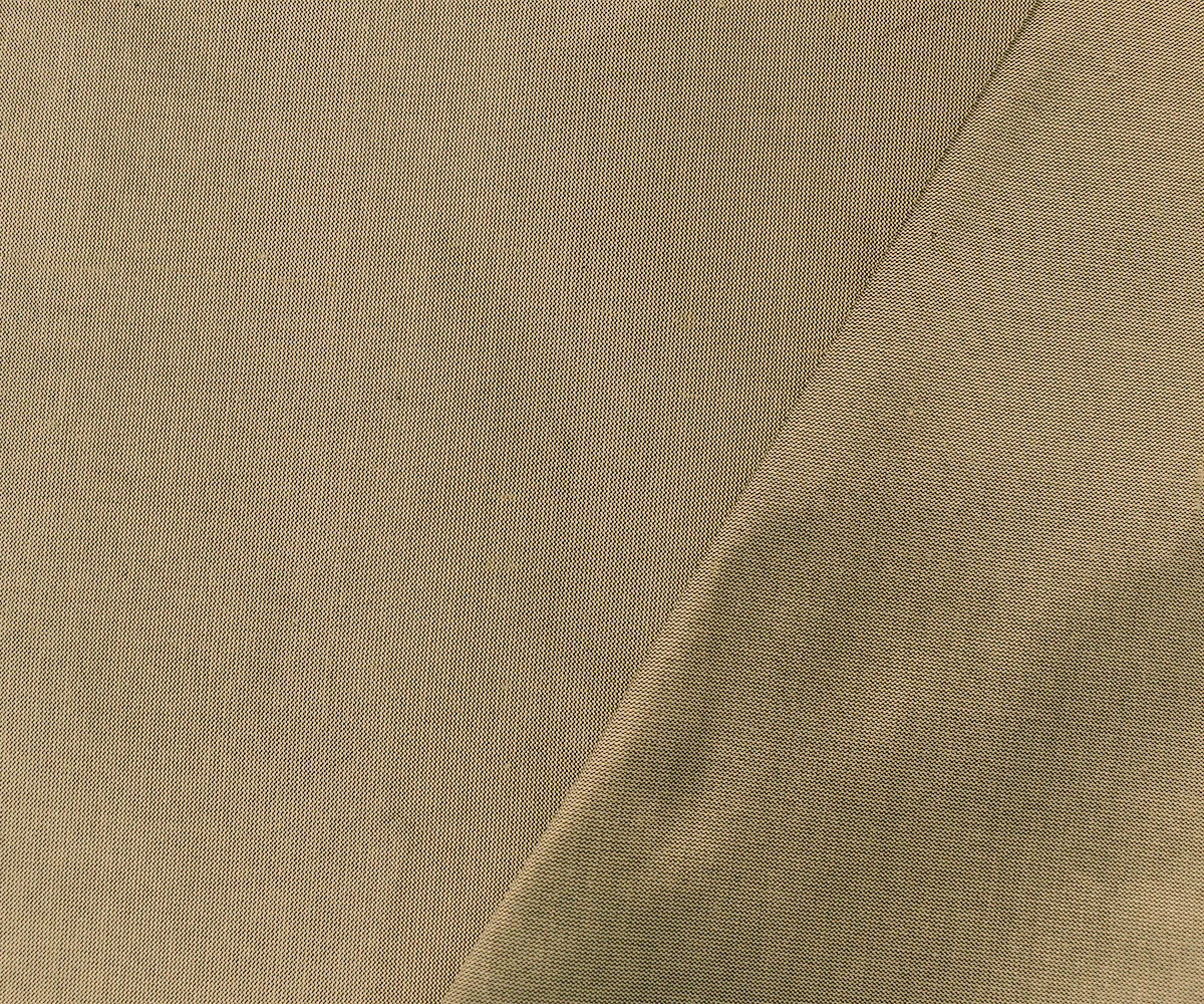 Off-White-Gray Silk Iridescent Dupioni Woven Fabric - Image 2