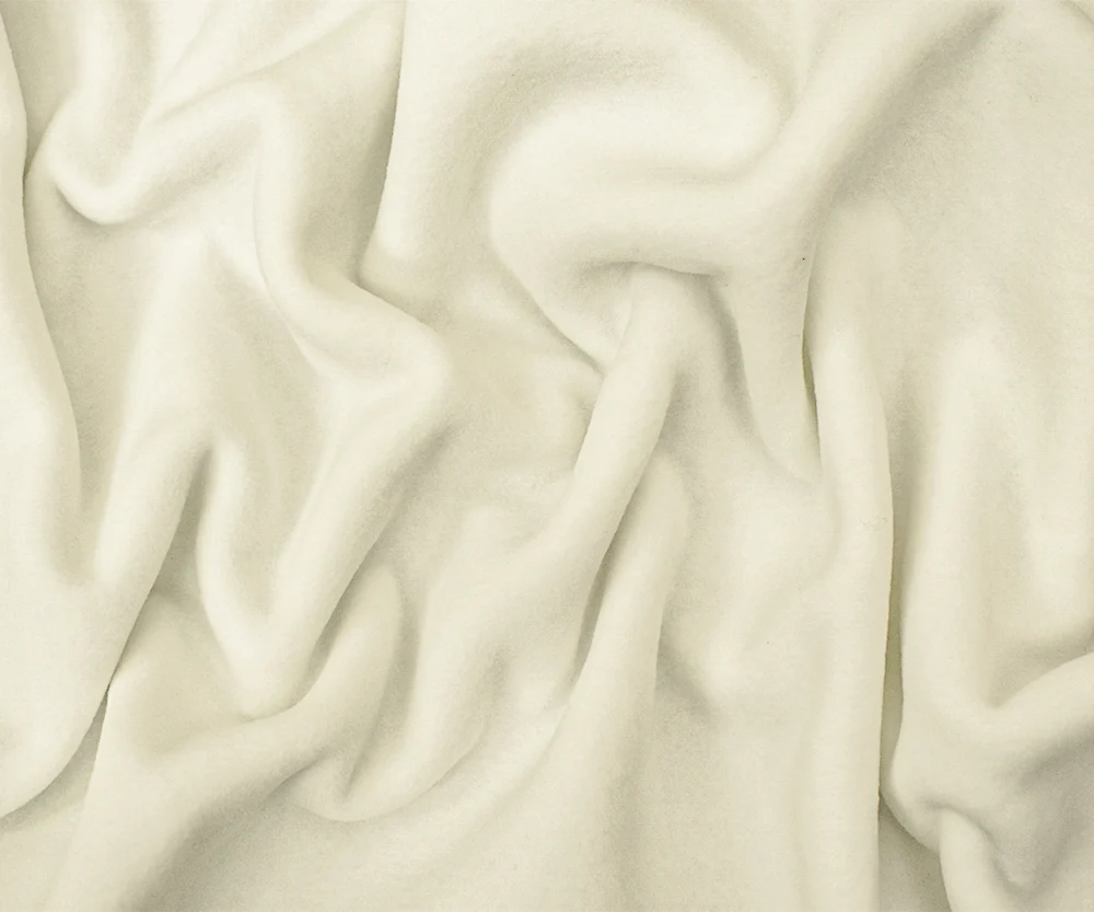 Off-White Polyester Heavy Weight Polartec Wind Pro Knit Fabric - Image 2