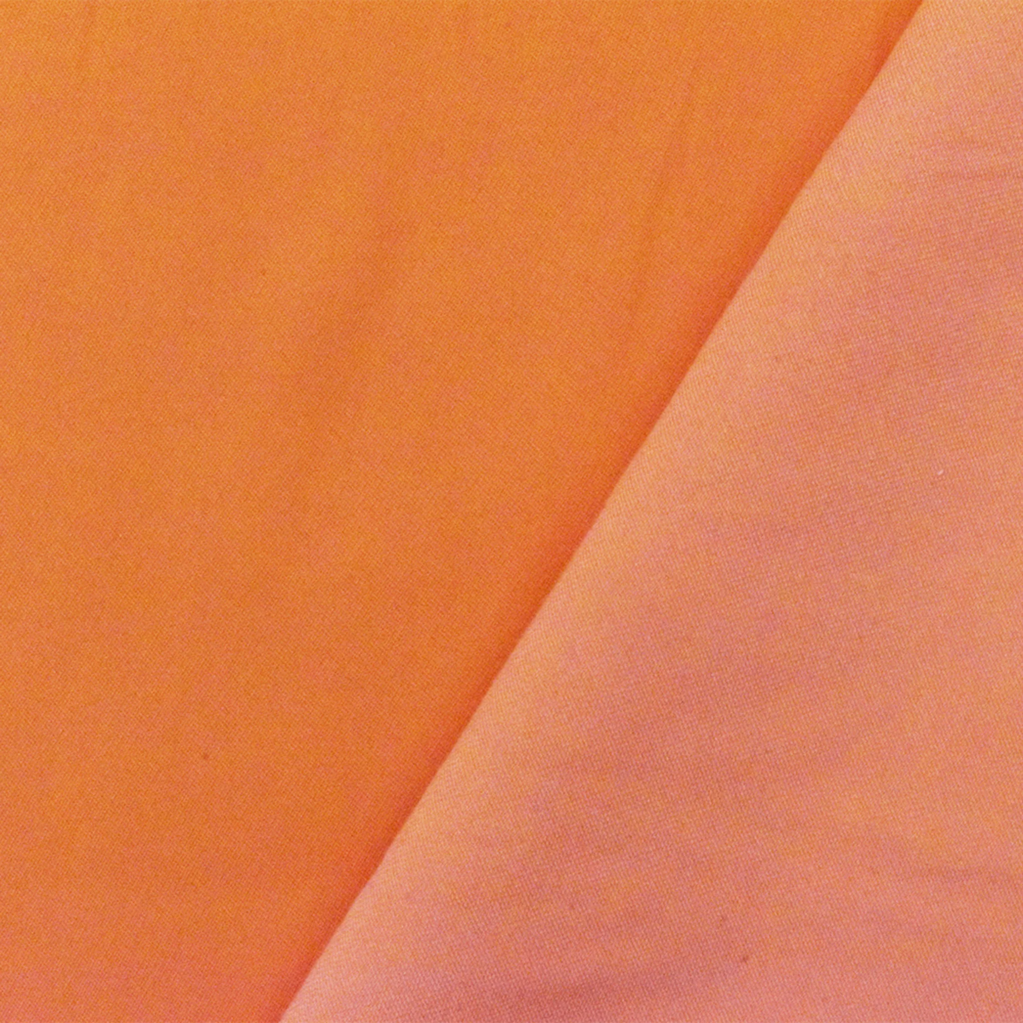 Orange Famous Designer Recycled Polyester Satin Woven Fabric - Image 2
