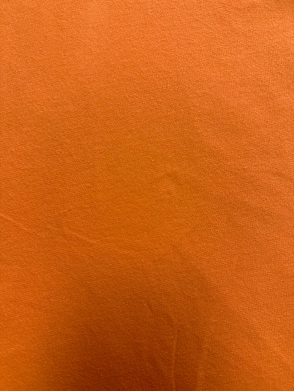 Orange French Terry Knit Fabric - Image 2