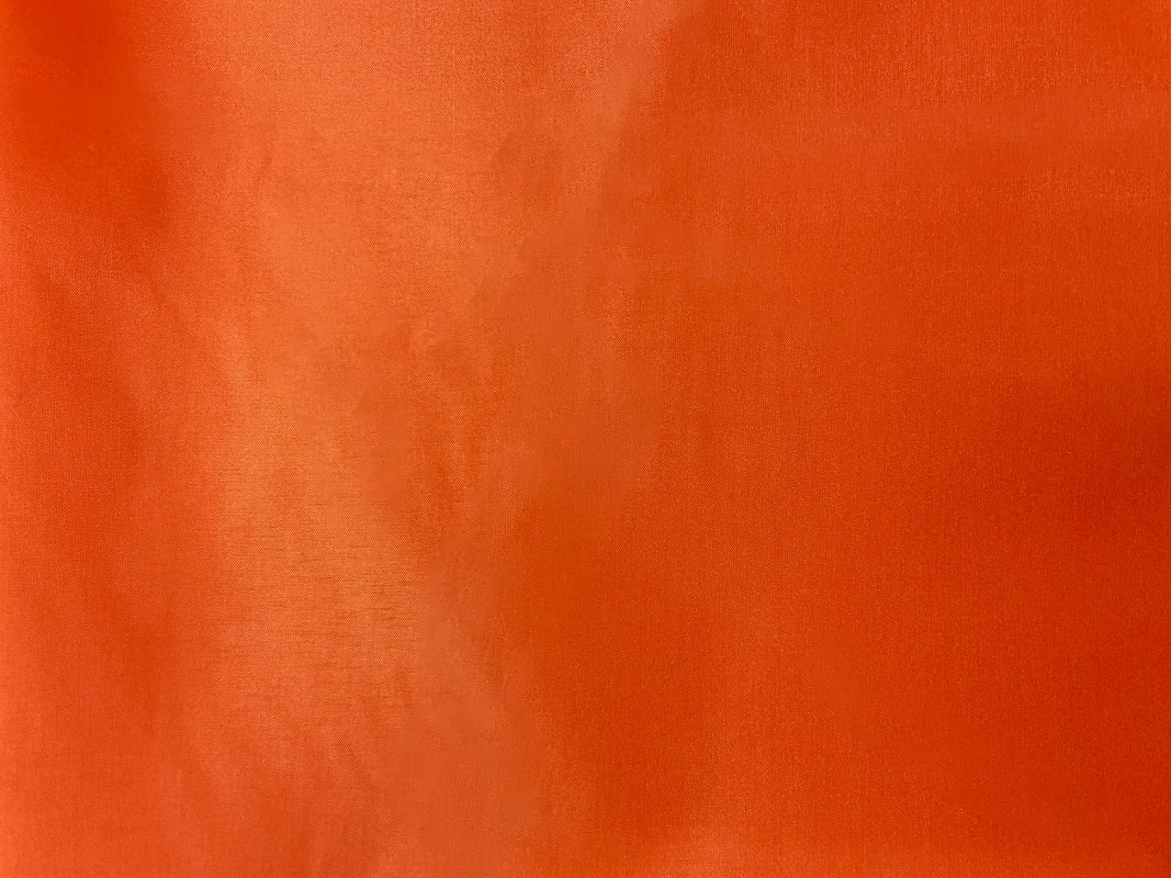 Orange Poly China Silk Solid Lining Woven Fabric - Image 3