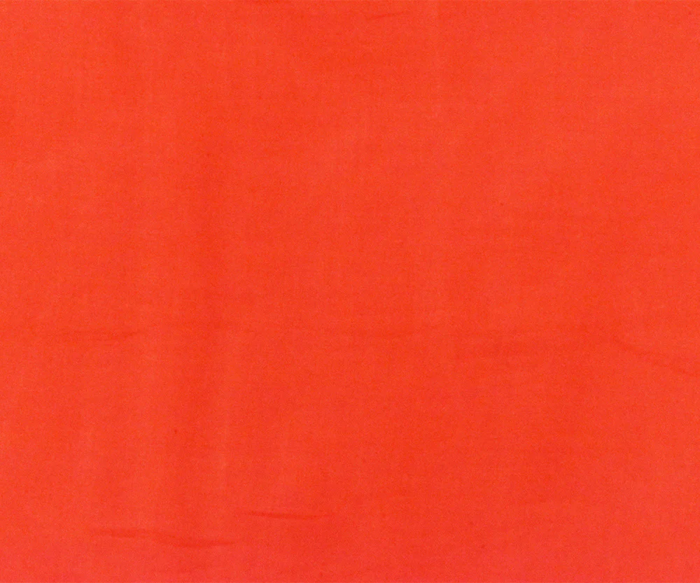 Orange Rayon Challis Solid Woven Fabric - Image 4