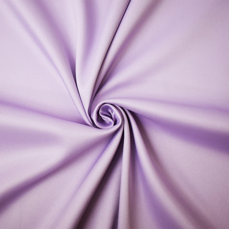 Pastel Purple Poly Spandex Solid Stretch Lamour Woven Fabric