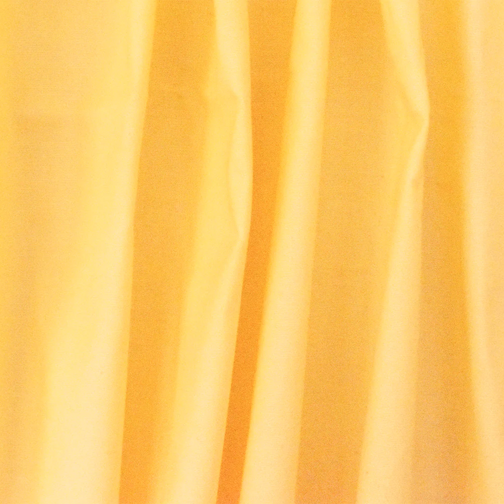 Pastel Yellow Solid Cotton Stretch Spandex Poplin Woven Fabric - Image 2