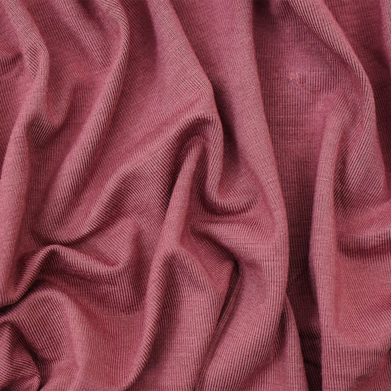 Pink Bamboo Solid Stretch Jersey Knit Fabric