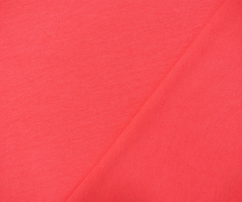 Pink Cotton Stretch Spandex Solid Jersey Knit Fabric - Image 2