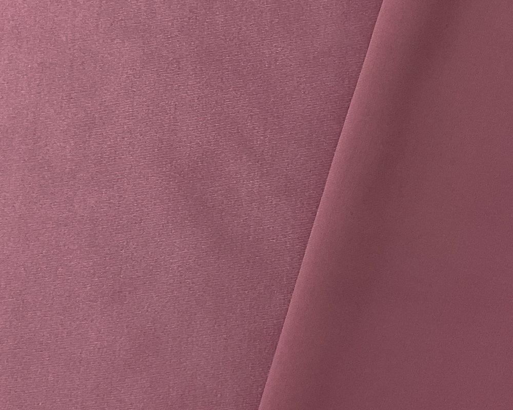 Pink Nylon Spandex Solid Satin Tricot Knit Famous Maker Yoga Fabric - Image 2