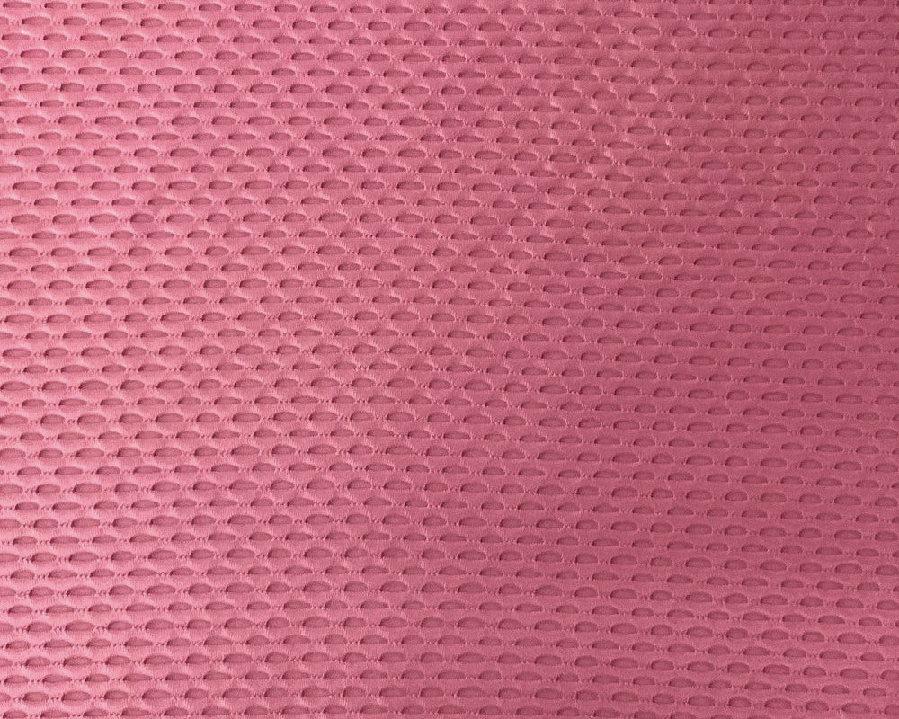 Pink Nylon Spandex Stretch Mesh Knit Famous Maker Yoga Fabric - Image 3