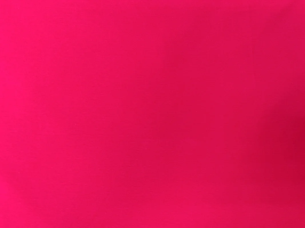 Pink Organic Cotton Solid 1X1 Rib Knit Fabric - Image 3