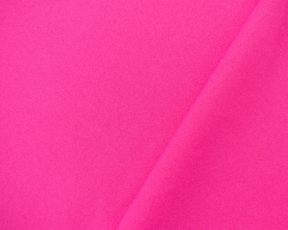 Pink Poly Solid Basket Woven Fabric - Image 2