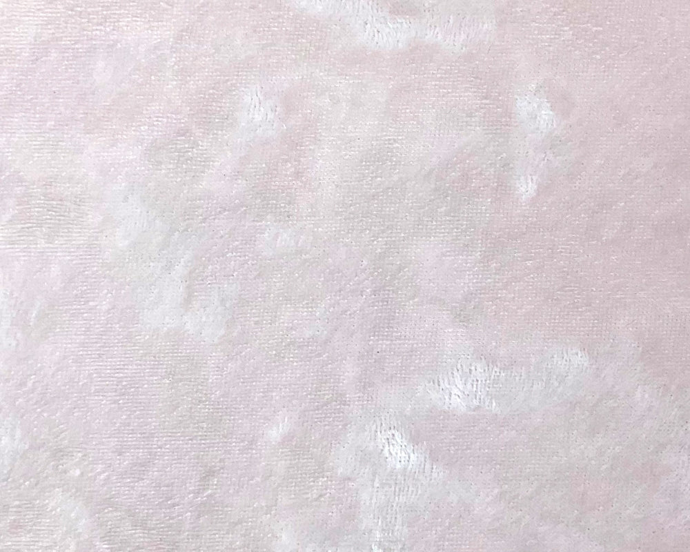 Pink Poly Spandex Stretch Crushed Velvet Knit Fabric - Image 4